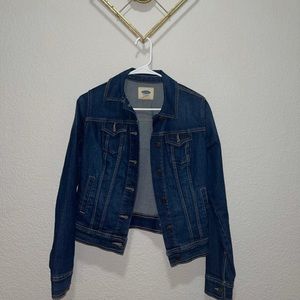 Old navy dark wash blue Jean jacket